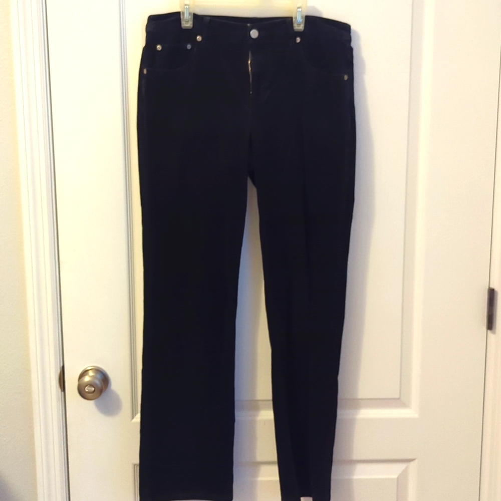 Jones NY Sport Black Corduroy Women's pants Sz 8